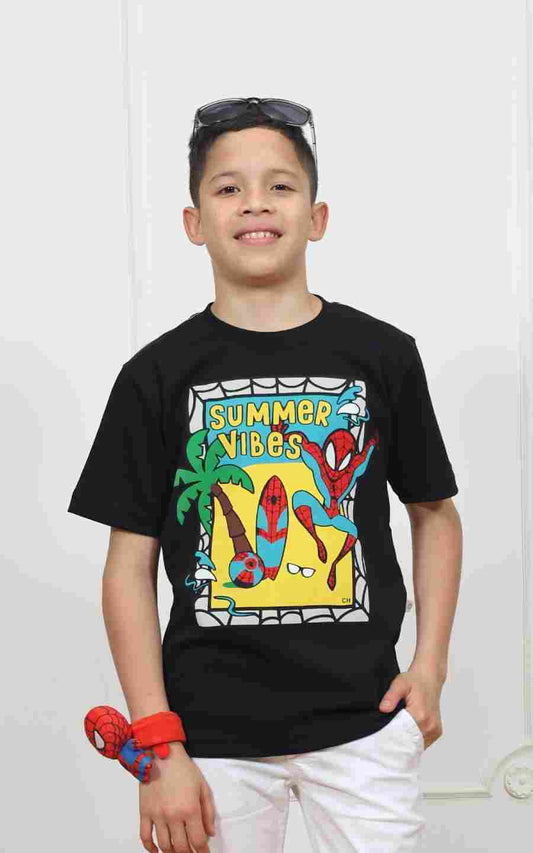 POLO NEGRO SPIDERMAN | CHUPETIN