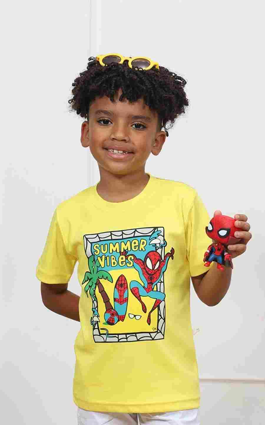 POLO AMARILLO SPIDERMAN | CHUPETIN