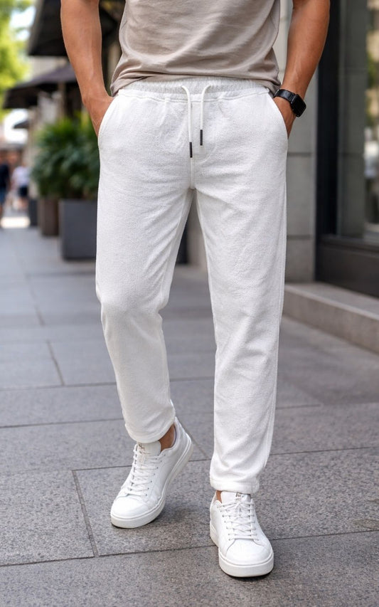 PANTALÓN SEMI BAGGY BLANCO | GARETTO COLLECTION