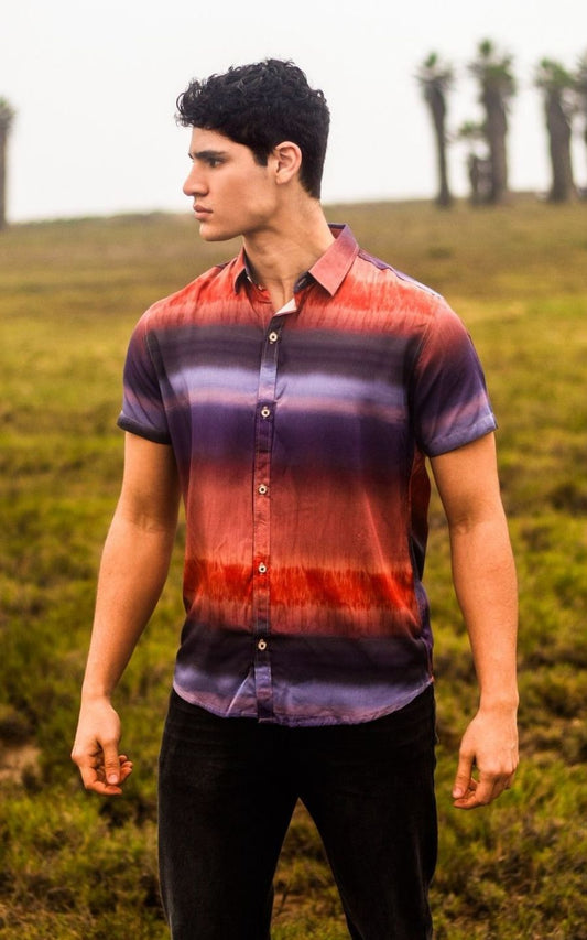 CAMISA DISEÑO MORADO | GARETTO COLLECTION