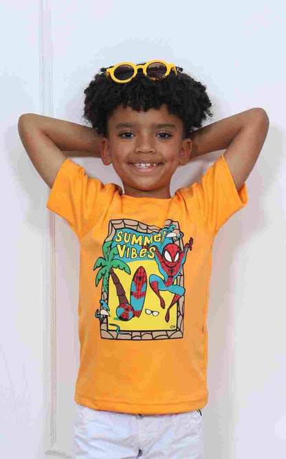 POLO ANARANJADO SPIDERMAN | CHUPETIN