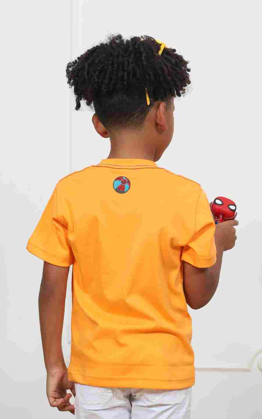 POLO ANARANJADO SPIDERMAN | CHUPETIN