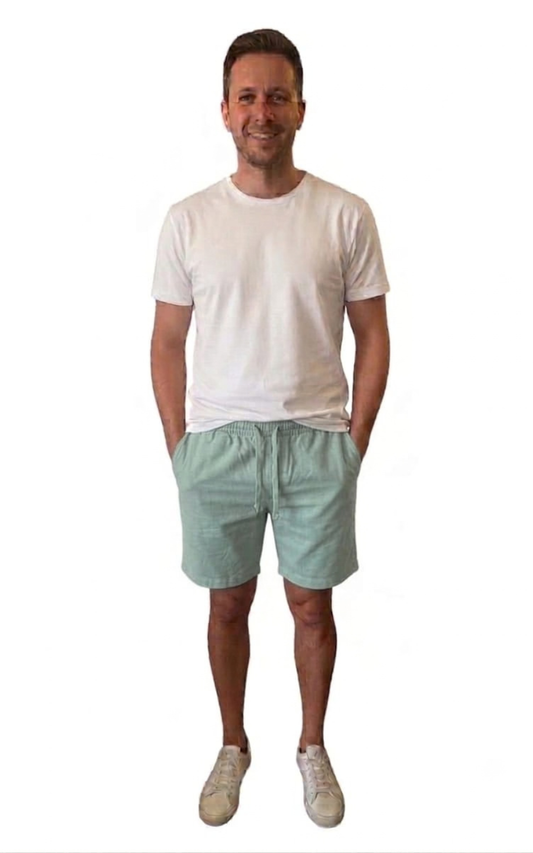 SHORT CARLOS VERDE AGUA | BCK