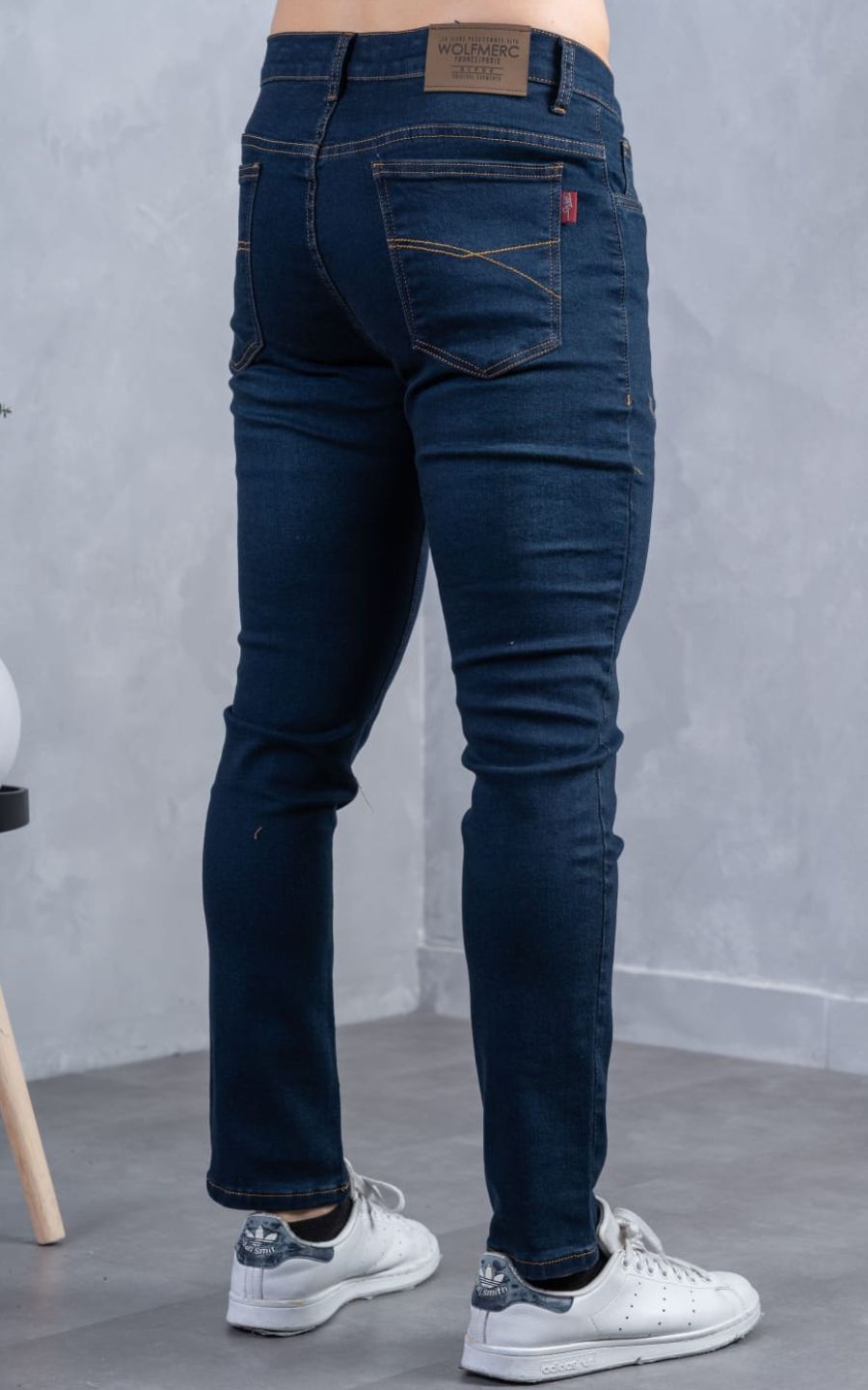 JEANS STRECH SEMI PITILLO OSCURO | Wolf Merc