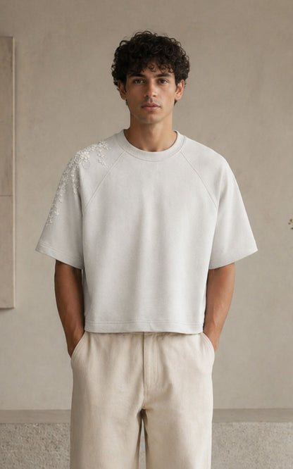 POLO BOXY FIT HUESO HIGH | SKEEP