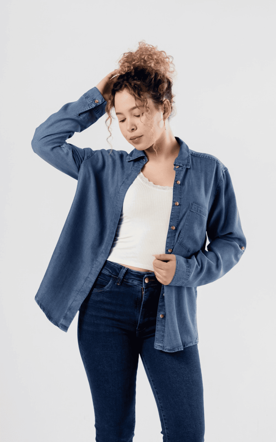 BLUSA LEYHA CELESTE | NANAMIKA
