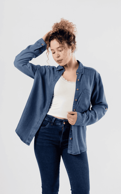 BLUSA LEYHA CELESTE | NANAMIKA