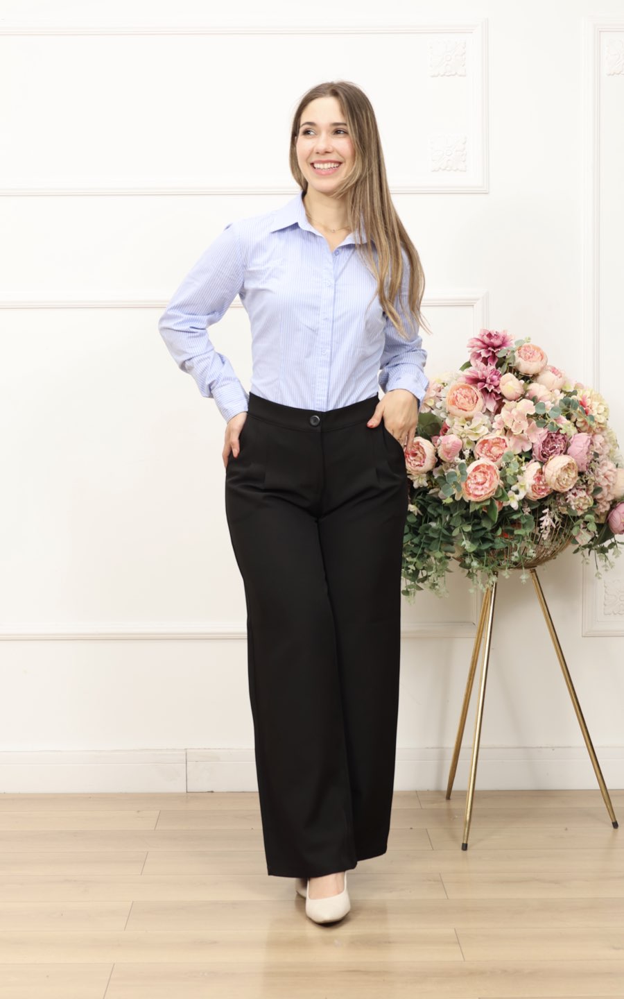 PANTALÓN PARIS NEGRO | KAROMY'S