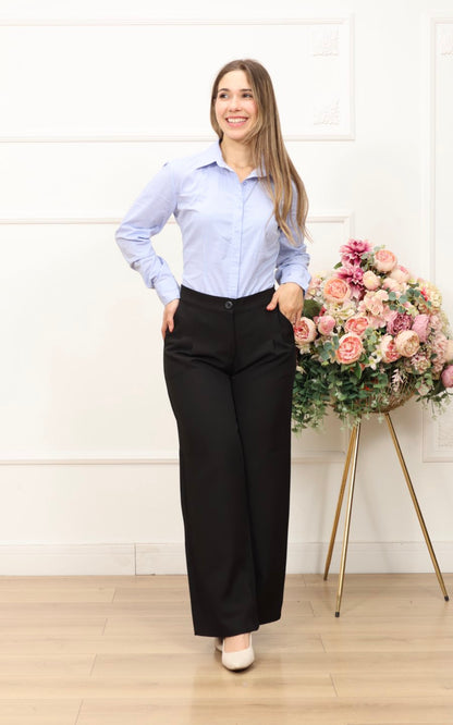 PANTALÓN PARIS NEGRO | KAROMY'S