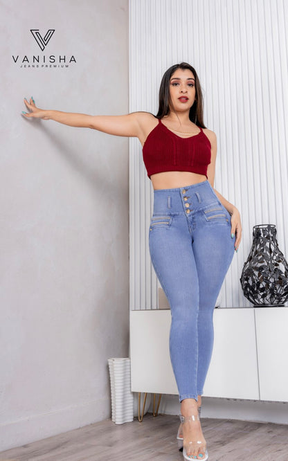 PANTALÓN ALONDRA CELESTE | VANISHA