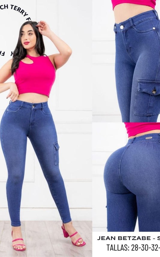 PANTALÓN BETZABE AZUL | VANISHA