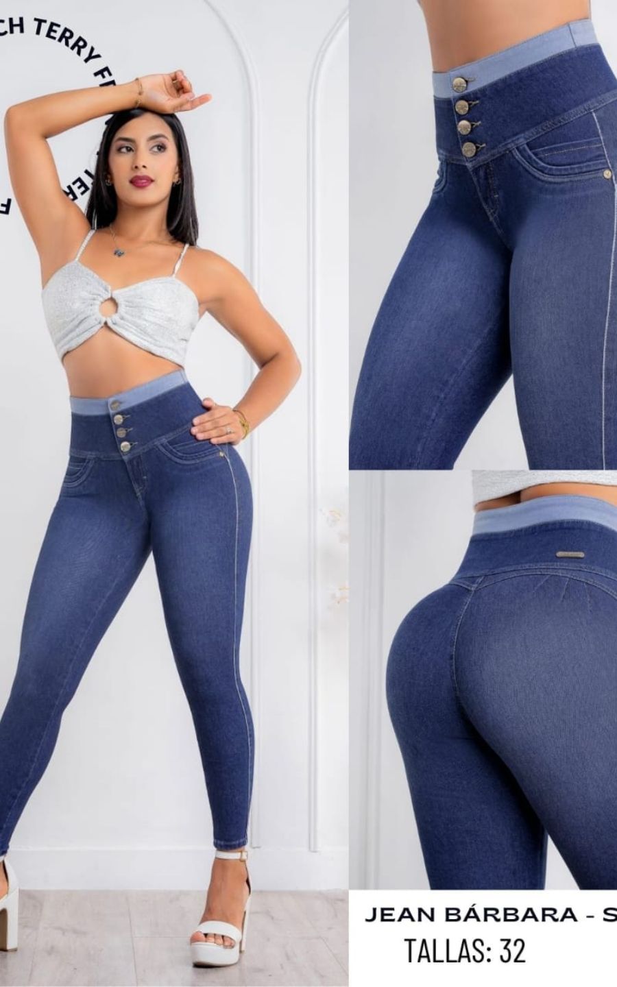 PANTALÓN BARBARA AZUL | VANISHA