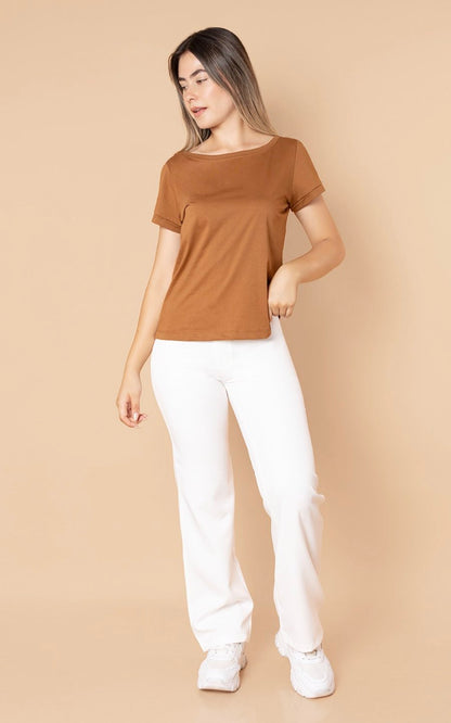 POLO CUELLO OJAL MARRON | BOOM
