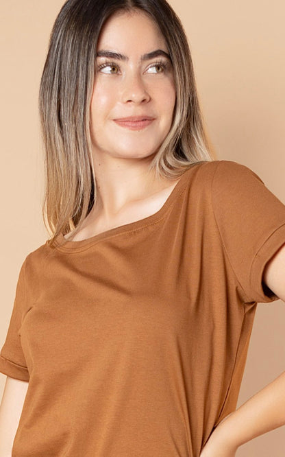 POLO CUELLO OJAL MARRON | BOOM