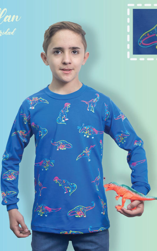 POLO MANGA LARGA DINO | CHUPETIN