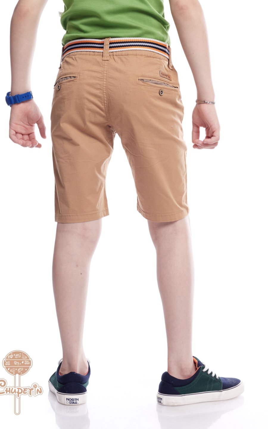 SHORTS DRILL BERMUDA BEIGE | CHUPETIN