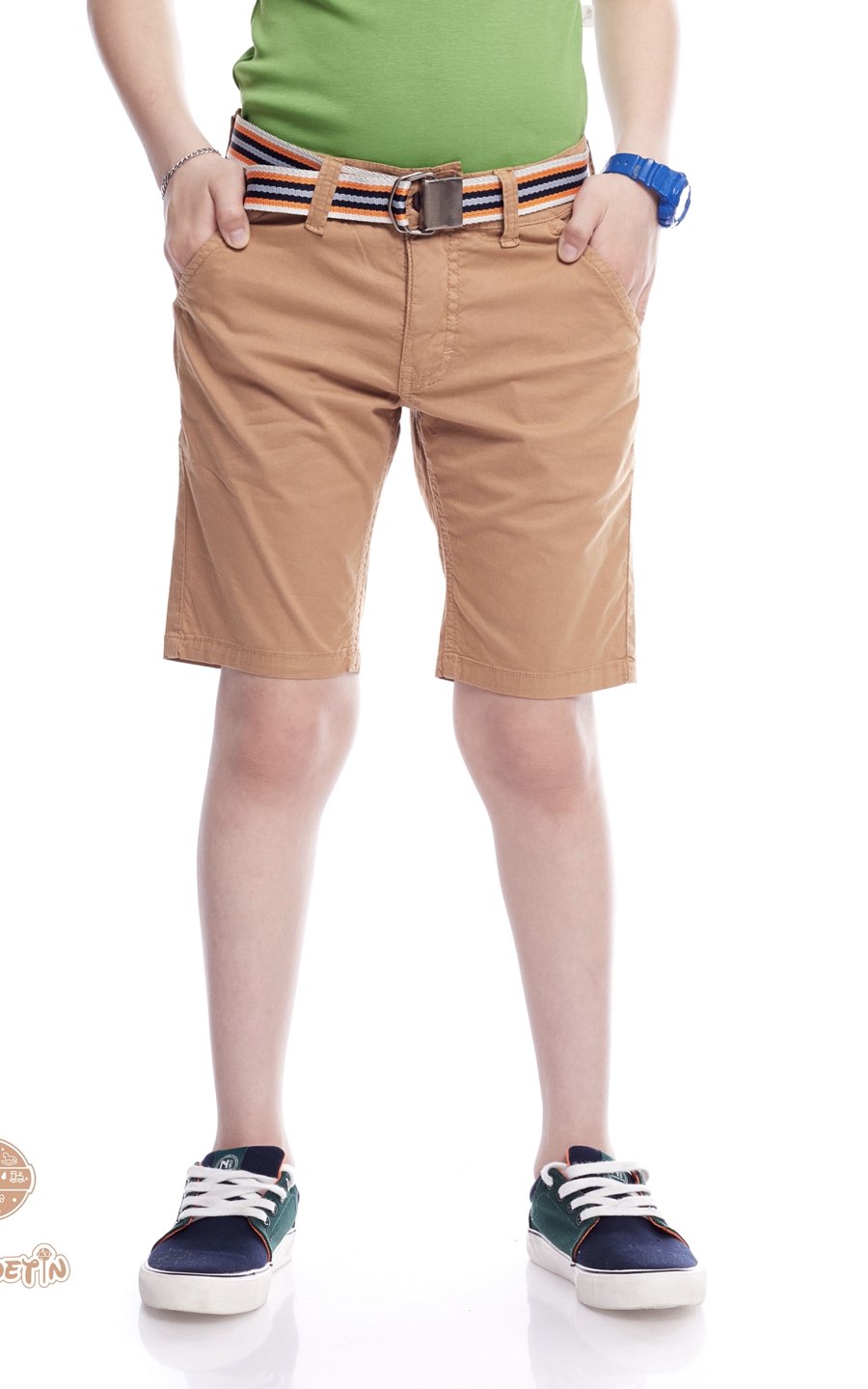 SHORTS DRILL BERMUDA BEIGE | CHUPETIN