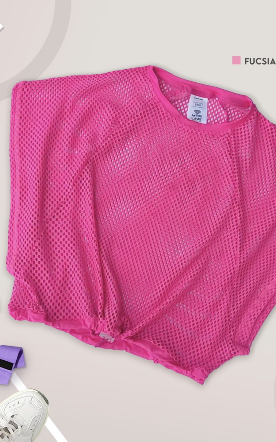 SUDADERA BRISA FUCSIA | MYA LINE FITNESS