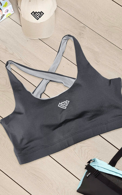 TOP BOGOTA GRIS  | MYA LINE FITNESS
