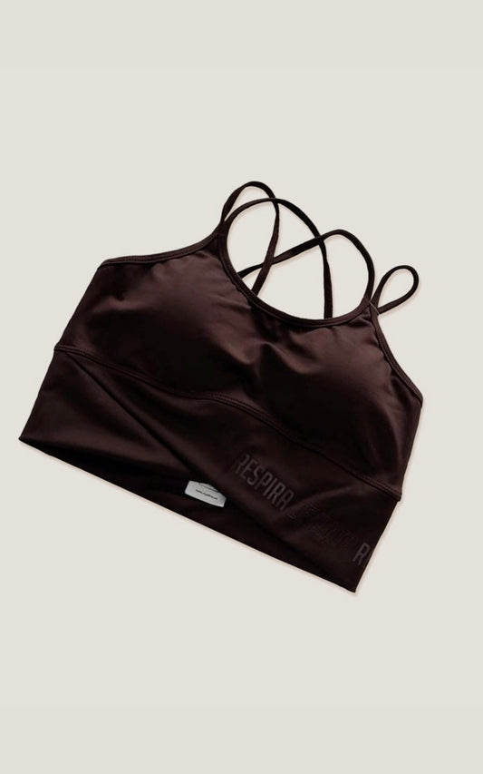 TOP VENECIA MARRÓN  | MYA LINE FITNESS