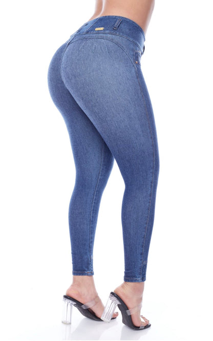 PANTALÓN JEANS AZUL DETALLE | NARCHAL JEANS