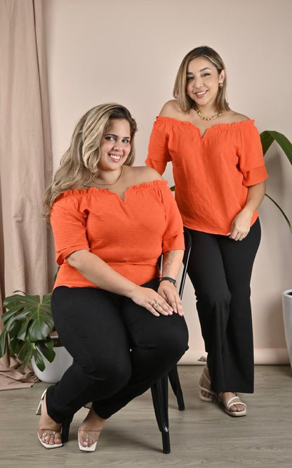 BLUSA SOL NARANJA | ALKA