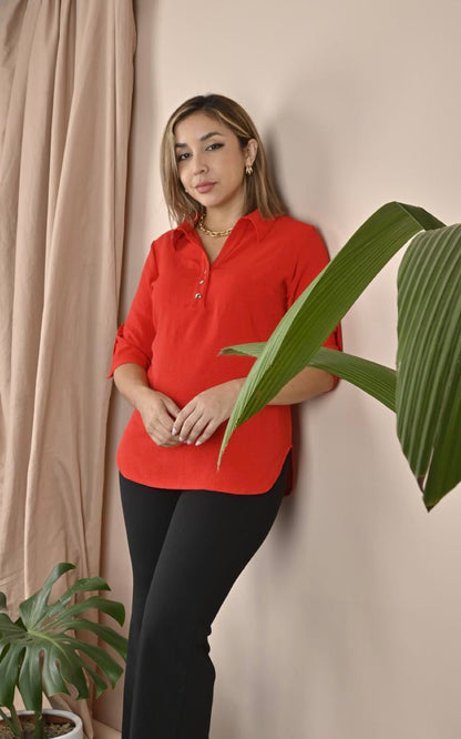 BLUSA MAR ROJA | ALKA